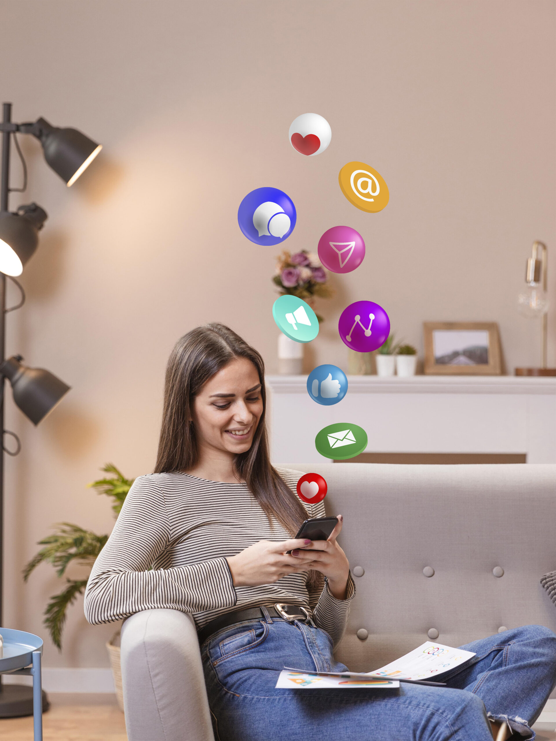 social media marketing concept marketing with applications